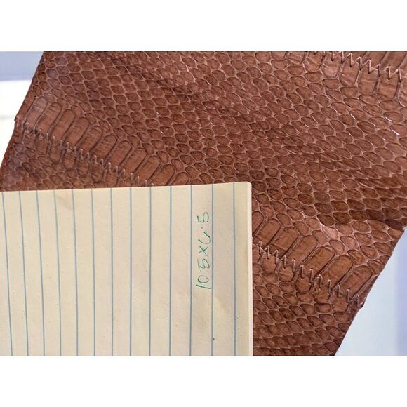 Vintage 1970s Clemente Genuine Python Clutch • Tan Exotic Snakeskin • Disco Era - Picture 11 of 11